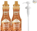 Salted Caramel Sauce from Jordan Skinny (Pack of 2) - Good for Coffee - Sugar Free Gluten-Free Keto Friendly - Zero Calories (Salted Caramel + Pump)
