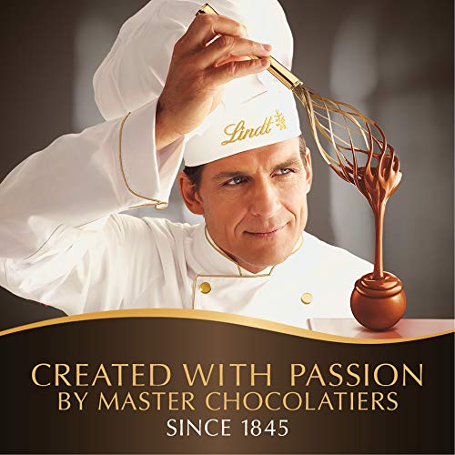 Lindt LINDOR 70% Extra Dark Chocolate Truffles Dark Chocolate Candy with Smooth Melting Truffle Center Great for Gift Giving 5.1 oz. Bag (6 Pack)