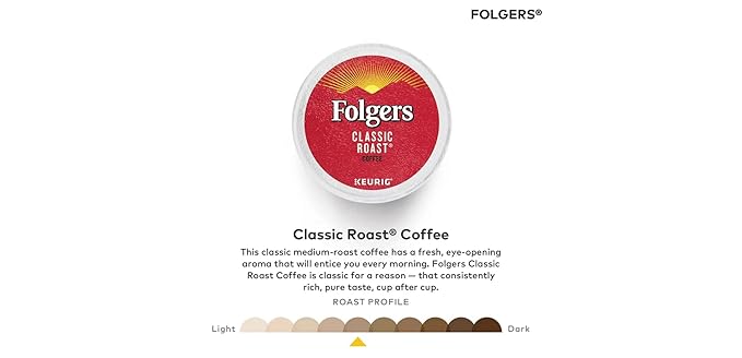 Folgers Classic Roast K-Cup for Keurig Brewers (48 Count)