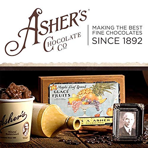 Asher's Chocolates Chocolate Covered Pretzels Gourmet Sweet and Salty Candy Small Batches of Kosher Chocolate Family Owned Since 1892 (18 count Milk Chocolate)