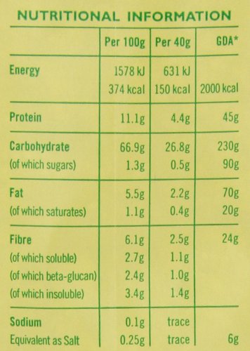 FLAHAVAN'S Irish Porridge Oats 17.5-Ounce Bags (Pack of 6)