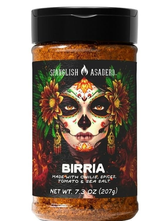 Mexican Traditional Seasoning Mix Asadero-Style Spice Blend for Chicken Beef Pork and Vegetables with Bonus Slap Ya Mama Seasoning Packet (7.3 oz/2 pk Birria)