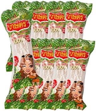 Kaset Brand Thai Bean Thread Glass Noodles (10 Sachets)