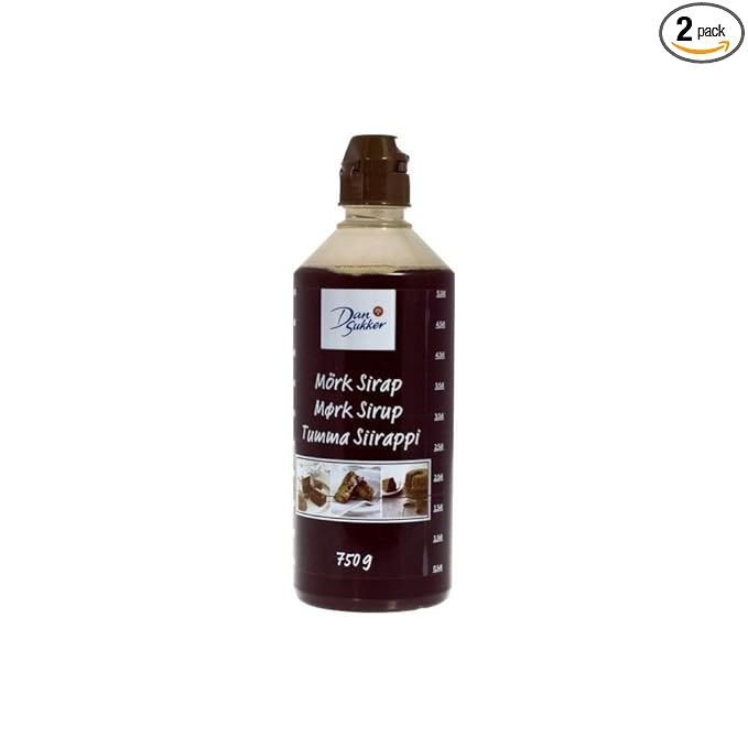 Dansukker Mork Sirap Dark Syrup (750g) - Pack of 2