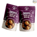 Health Enhanced Foods Chickpea Pancake &amp Muffin Mix [2 Pack - 16 oz / 1 LB] - Gluten-Free Nut-Free Grain-Free Soy-Free Dairy-Free No Added Sugar - Perfect for Pancakes Muffins Waffles