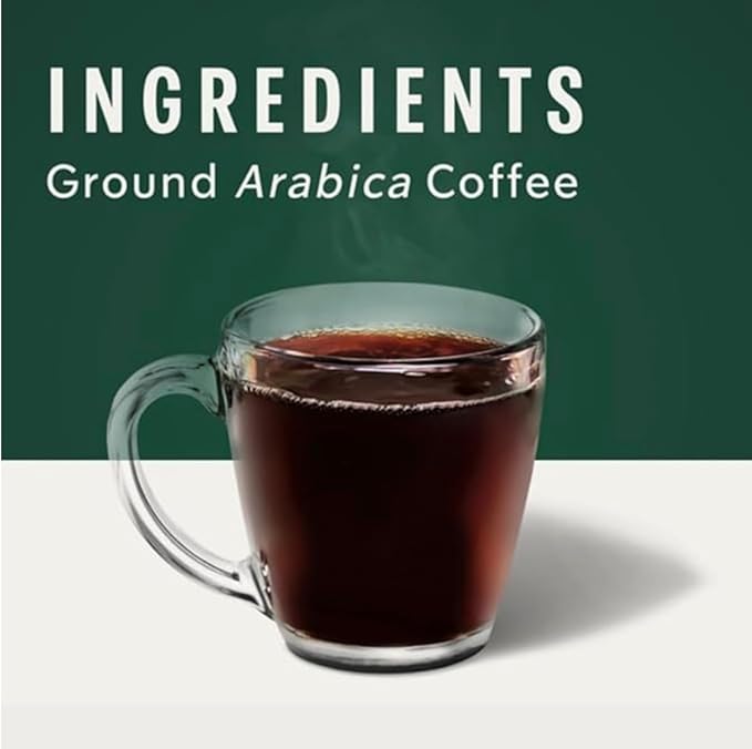 Starbuks Pike Place Roast Medium Roast K'Cup Pods 72 Count - Single-Serve Coffee Pods for kcups-Brewers - Smooth Balanced Flavor - Perfect for Morning Coffee