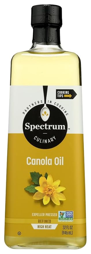 Spectrum Naturals Refined Canola Oil (3x32 Oz) by Spectrum Naturals