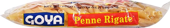 Goya Foods Penne Rigate Pasta 16-Ounce (Pack of 20)
