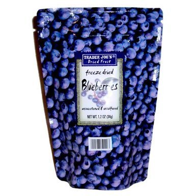 Trader Joe's Freeze Dried Blueberries Unsweetened &amp Unsulfured (5 Pack)