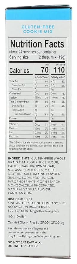 King Arthur Flour Gluten Free Cookie Mix Make It Special! 16 oz (4 Pack)