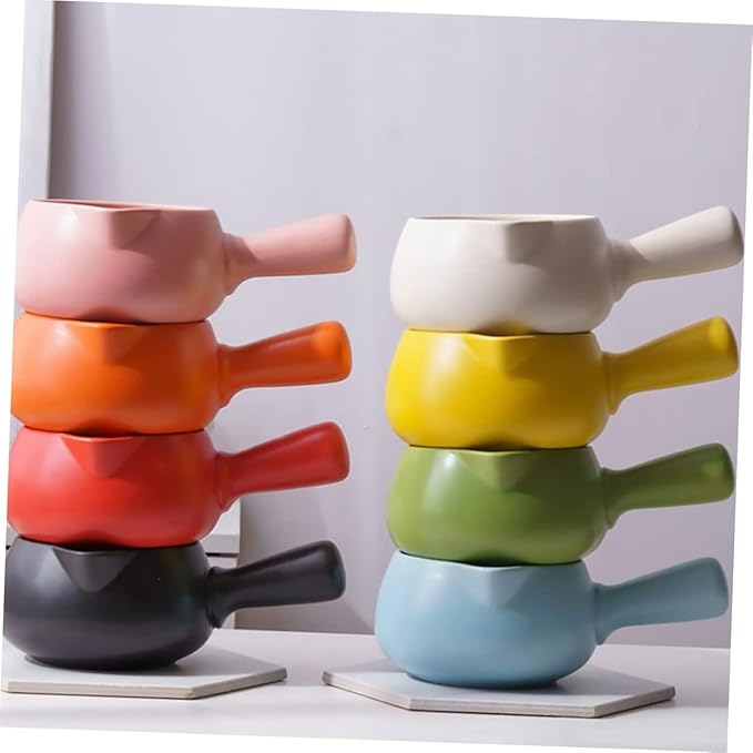 Alipis Revere Ware Inspired Pot Multipurpose Milk Pan for Noodles Soup Ceramic Soup Pot Easy Clean