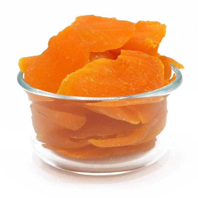 C.J. Dannemiller Dried Mango Bulk 44 LB Case Sliced Delicious Dried Fruit for Snacking Trail Mix