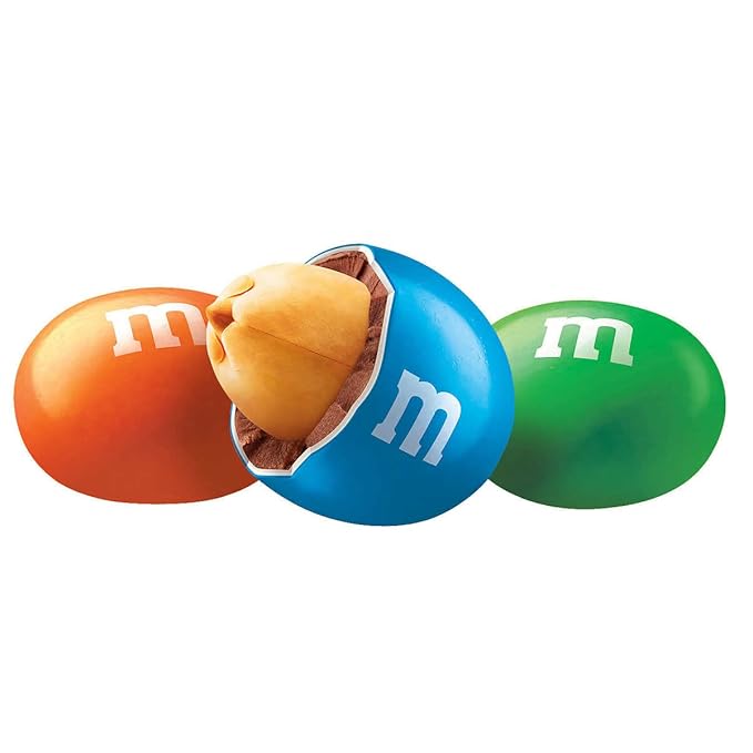 M&ampM’S Peanut Candy Jars Assorted Chocolate Candies Party Size Bulk Movie Night Treats Bulk Chocolate Candy Buffet Chocolates Resealable and Recyclable 46 Oz (Pack of 2) (92 Oz Total)