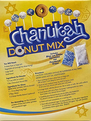 Manischewitz Chanukah DIY Baking Kits 2 Sets | Donut Mix | Chanukah House Decorating Kit | Hanukkah Family Fun Kits