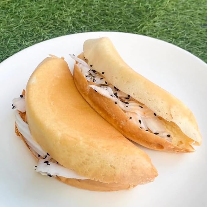 เชฟจ๋า Traditional Thai Pancake Premix - Authentic Khanom Thang Taak Style Batter Mix - Easy-to-Prepare Dessert Base for Home Cooking - Standard Bag (500g)