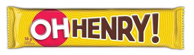 HERSHEY'S Oh Henry! Chocolatey Candy Bars 24Count ()