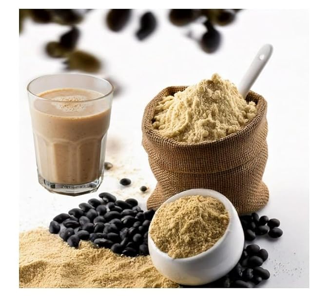 Nutty Korean 20 Mixed Roasted Misugaru Grain Powder with Black Beans 2.2 Pound
