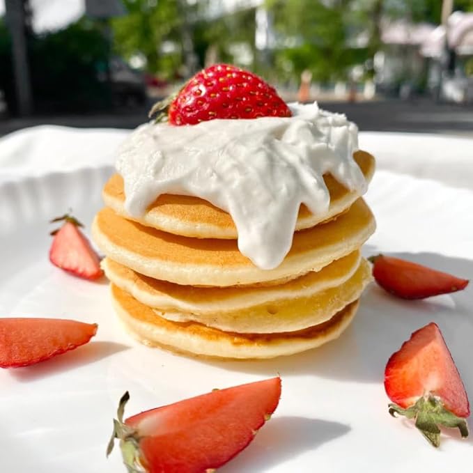 เชฟจ๋า Vanilla Flavored Pancake and Waffle Mix Easy Just-Add-Water Baking Base Premium Pastry Flour Blend for Breakfast and Dessert Snacks (500g)