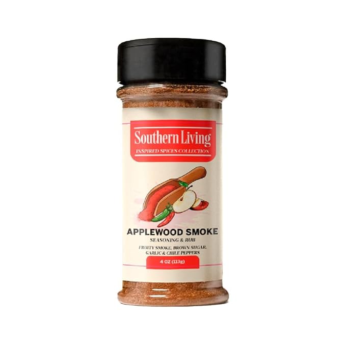 Southern Living Seasonings &amp Rubs 4oz (6 Bottles Applewood Smoke)