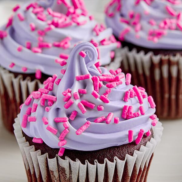 Pink Sprinkles - 2.2 Pounds - Mother's Day Toppings - Bulk Hot Pink Sprinkles for Cupcakes Baby Showers Gender Reveal Princess Parties