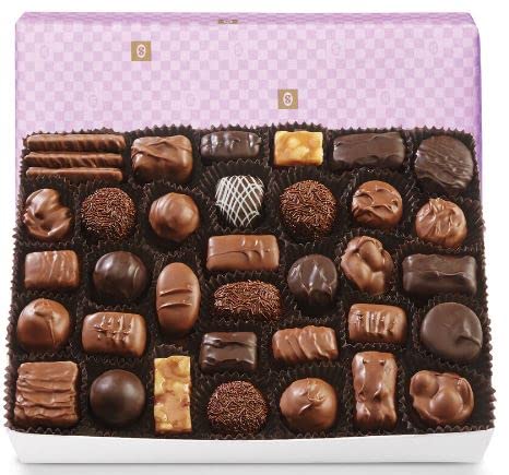 See's Candies Assorted Chocolates (3 Pound (Pack of 1) Lavender Gift Wrap)