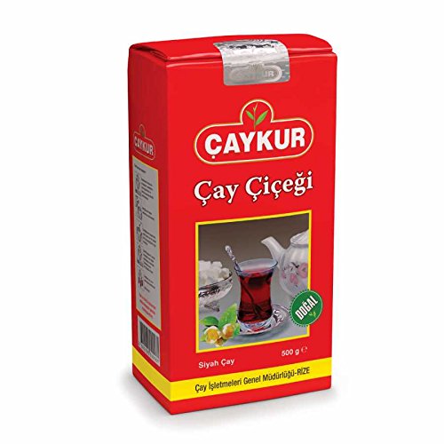 ÇAYKUR Premium Turkish Black Tea Bundle Filiz Caycicegi Altinbas &amp Rize Traditional Loose Leaf Black Tea Set of 4 each 500g / 17.6 Oz