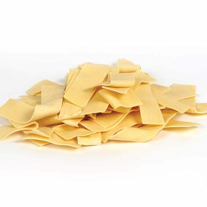 Lehman's Homemade Egg Noodles All Natural USA Made Amish Pasta Case of Four Big 40 oz Bags Extra Wide 1 Inch Width