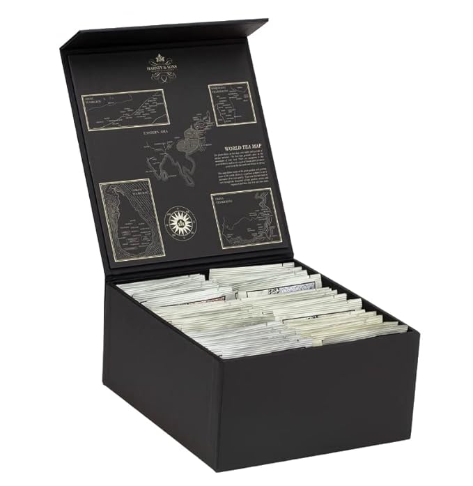 Harney &amp Sons Heritage Wrapped Sachet Tea Chest sampler 36 wrapped sachets