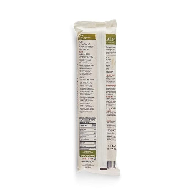DeLallo Organic Spaghetti #4 16-Ounce Units (Pack of 16)