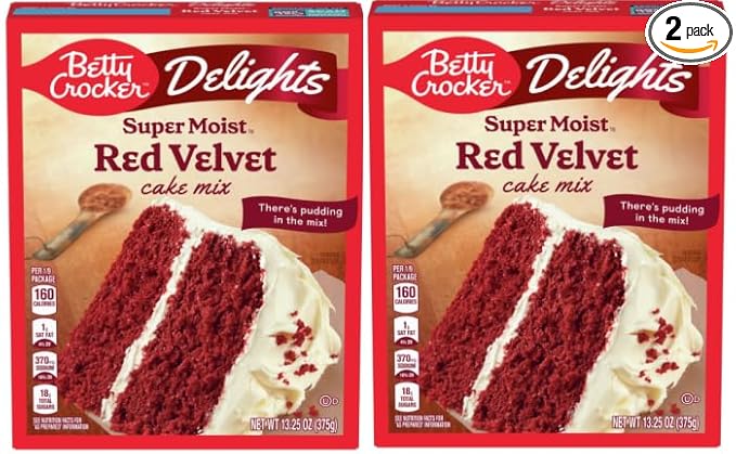 Pack Of 2 Red Velvet Cake Mix 13.25 OZ