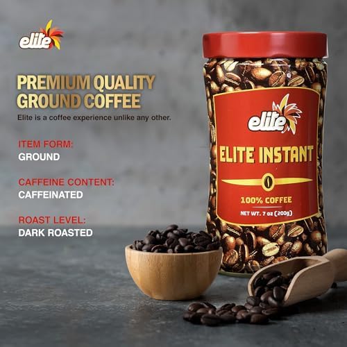 Elite Instant Coffee 7oz (3 Pack) | Rich &amp Aromatic Product of Israel Kosher excluding Passover