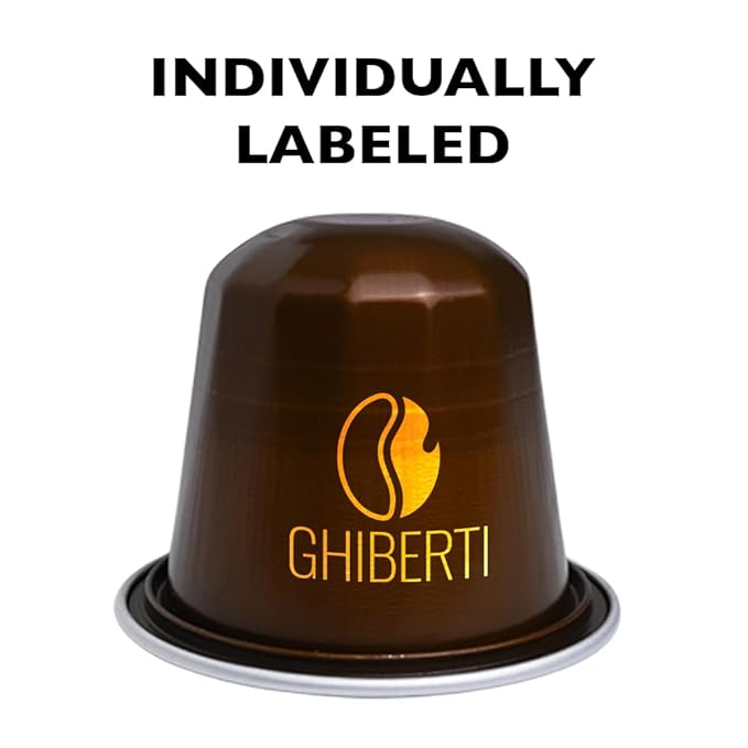 Fresh Roasted Coffee Espresso Pods for Nespresso OriginalLine Italian Craft Espresso Variety 120 Recyclable Aluminum Capsules