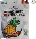 Just About Foods Organic Dried Chilli Pineapple - 3 Ounces (Pack of 3)