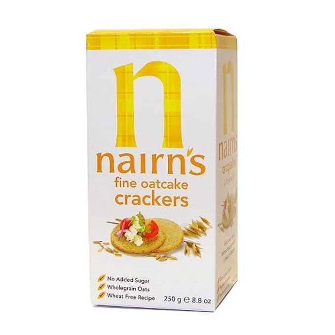 Nairns Fine Milled Oat Cakes 218g (Pack of 6)