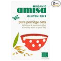 Amisa Organic Gluten Free Pure Porridge Oats 325g - Pack of 2