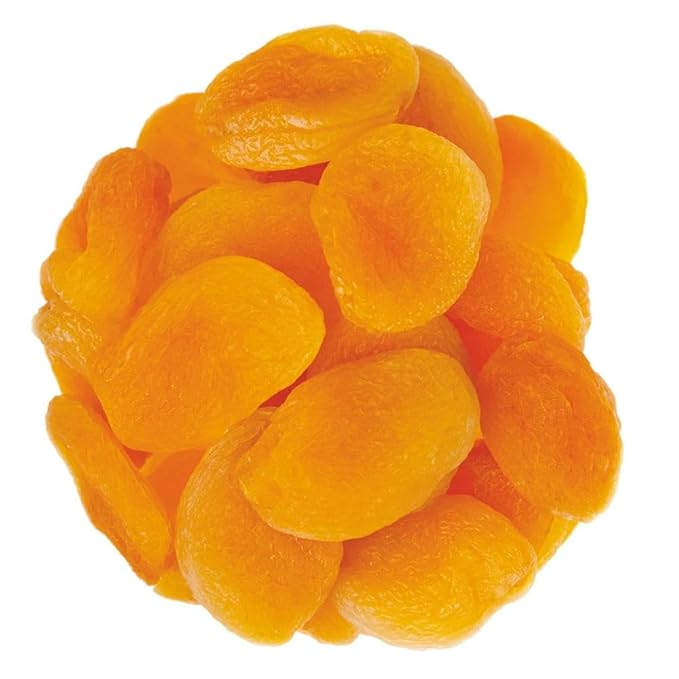 Bayside Candy Turkish Dried Apricots – Sweet Chewy Whole Apricot Fruit (10LB)