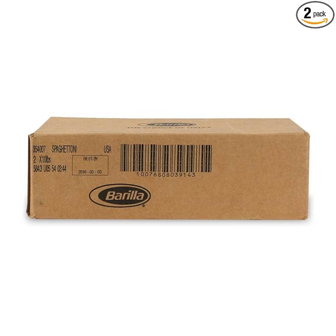 Thick Spaghetti Pasta10 Pound -- 2 Case