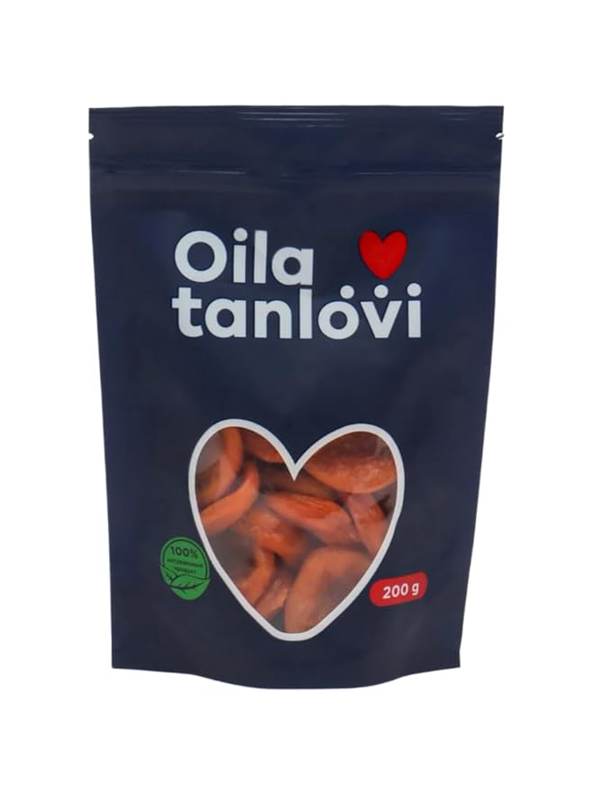 Organic Dried Apricots 7 oz (200 g) Natural Product Made in Uzbekistan