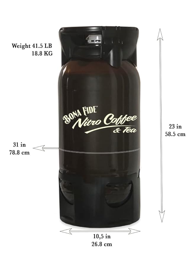 Cold Brew Caramel Coffee Organic PET Keg 5 Gal Draft Coffee In Keg Still/Flat