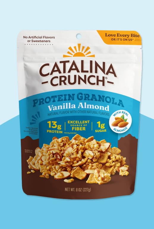 Catalina Crunch Granola Protein Vanilla Almond 8 oz (Pack of 6)
