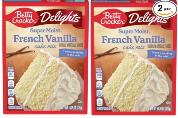 Pack Of 2 French Vanilla Cake Mix 13.25 OZ