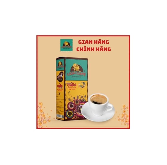 Luwak Coffee Civet weasel ca Phe Rang Xay Chon Sanh Dieu Vietnam Lion Cafe 500gr