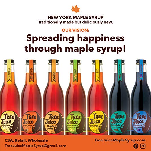 Tree Juice Maple Syrup Gift Box | Gift for Birthdays Corporate Holidays and more | 3-2 ounce bottles
