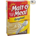 Malt-O-Meal Original Hot Wheat Cereal 18 Ounce (Pack of 10)