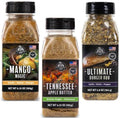 Pit Boss BBQ and Grill Seasoning with the exotic flavors + King Combo QR Code (Tennesse Mango &amp Ultimate Burger (1 ea.))
