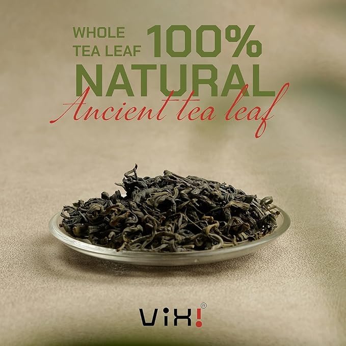 VIXI Jasmine Green Tea Loose Leaves 16 Oz Jazmine Flavored Unsweetened Caffeinated 100% Natural from Ancient Leaf Tea Tree Jasmin Scented Green Looseleaf for Hot and Cold Brew