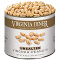 Virginia Diner Unsalted Virginia Peanuts - XL Gourmet Natural Peanuts Non-GMO Preservative Free Gifts from Virginia Diner Since 1929-36 Oz Can