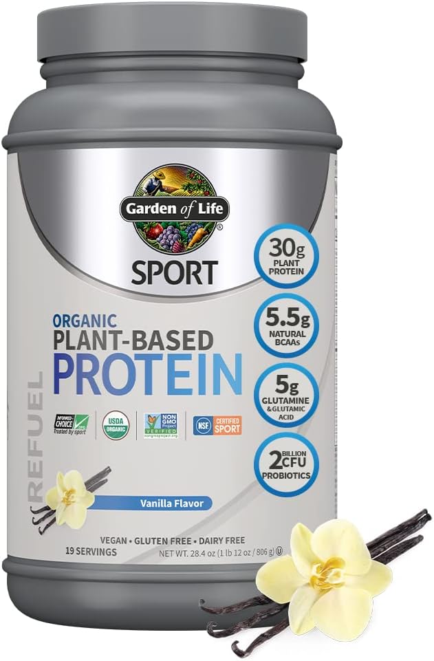 Garden of Life Vegan Protein Powder 22g &amp Organic Vegan Sport Protein Powder 30g Bundle