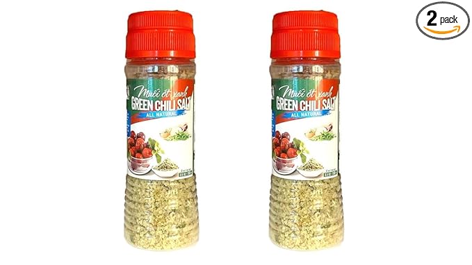 2 Packs - Green Chili Salt - Muoi Ot Xanh - 3.5 Oz