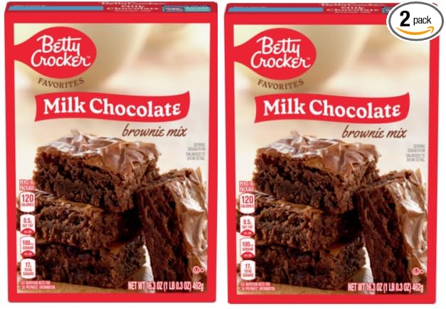 Pack Of 2 Milk Chocolate Brownie Mix 16.3 oz